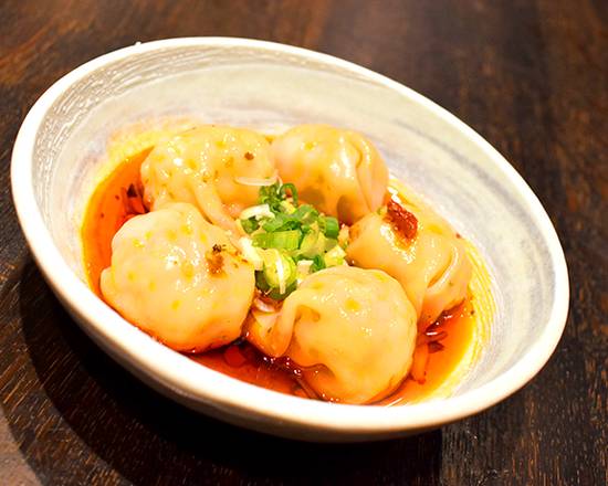 Shrimp Wontons in Chili Oil 紅油鮮蝦抄手